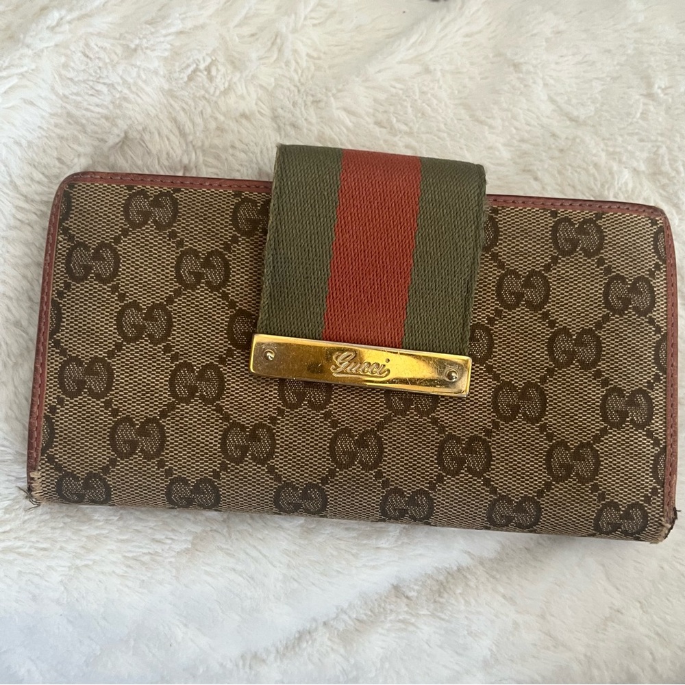 Gucci Sherry Line Vintage Wallet - Picture 10 of 14